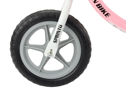 Rower Biegowy SPRINTO Rowerek Do Odpychania Różowy